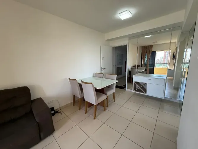 Apartamento 2/4 Sendo 01 Suite - Mobiliado - Condomínio Áurea Guedes - Ponta Negra