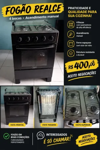 Fogão 4 bocas