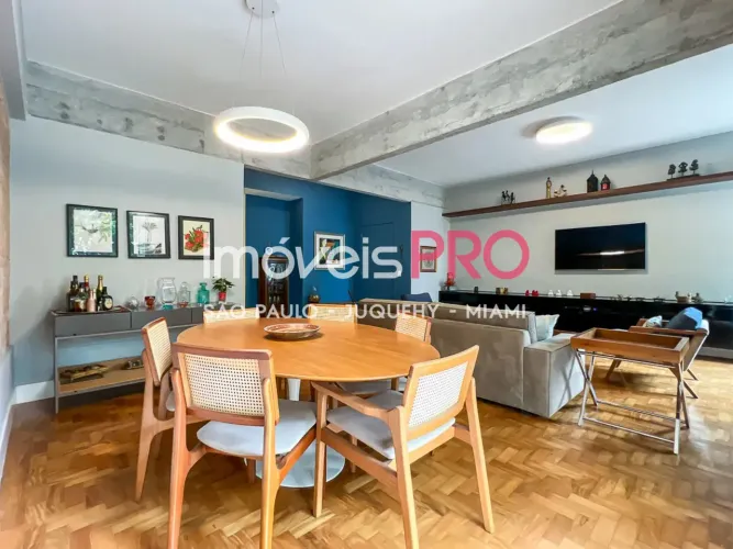 170m² Totalmente Reformado, moderno, 3 suítes, prox. Shop Pátio Higienópolis
