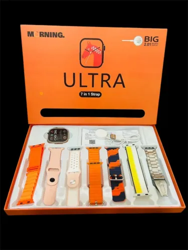 Kit Smartwatch Ultra 7 in 1 - Tela 2.01