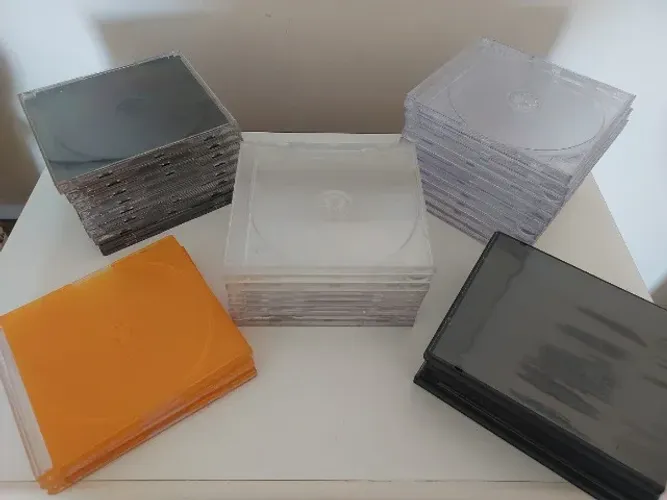 Capas para CD e DVD - Acrílico- Novos