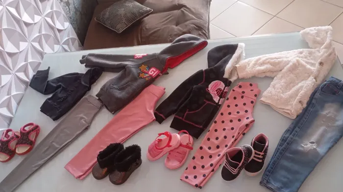 Lote roupa infantil menina 