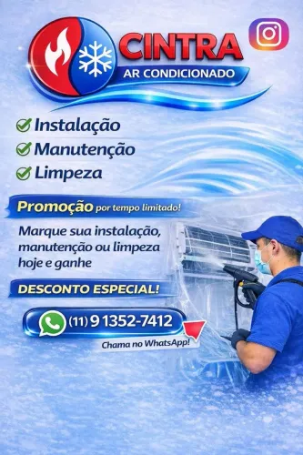Manutenção e INSTALAÇÃO  de AR CONDICIONADO