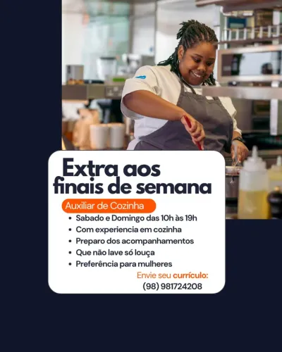 Auxiliar de Cozinha
