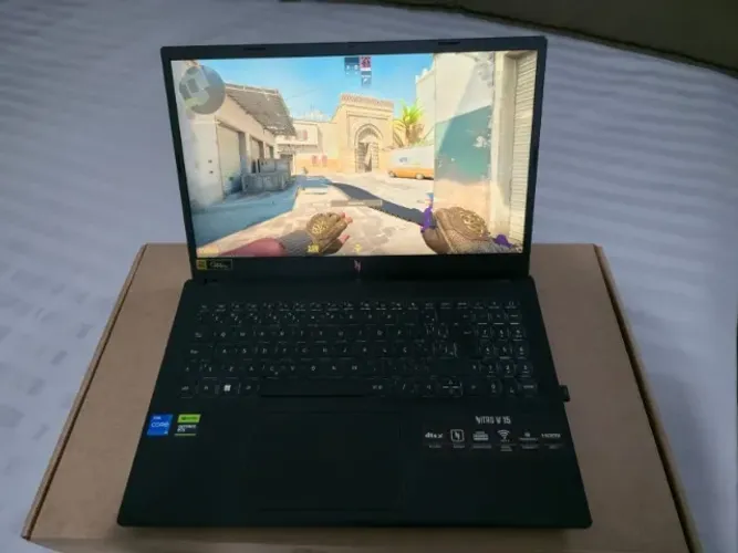 Notebook Gamer Acer Nitro V15 - i5 13ª Ger - RTX 2050 - ANV15-51-58QL + NF - NÃO TROCO