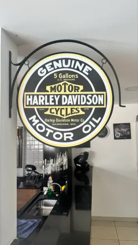 Itens decorativos moto Harley Davidson