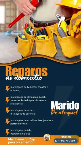 Marido de aluguel pequenos reparos 