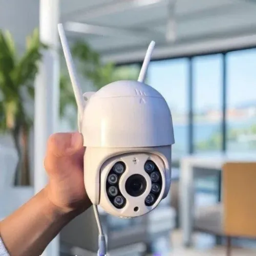 Câmera de Vigilância Lente Simples FHD 360º IP66 (LEIA À DESCRIÇÃO)