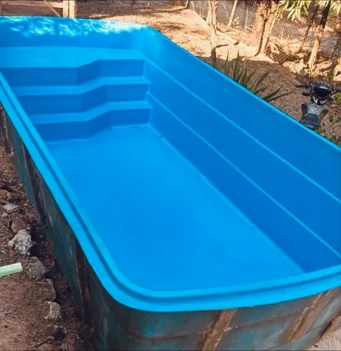 PROMOÇÃO DE INVERNO PISCINA EM FIBRA PREMIUM DE 6x3x1.30. DIRETO DA FÁBRICA!