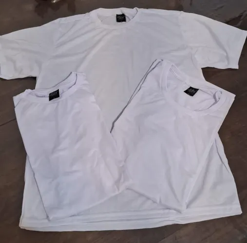10 Camisas brancas poliéster M, G, GG e XGG
