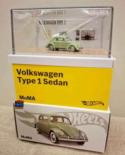 Hot Wheels x MoMA VW Beetle (Fusca) - Lançamento 2026 - Exclusivo RLC