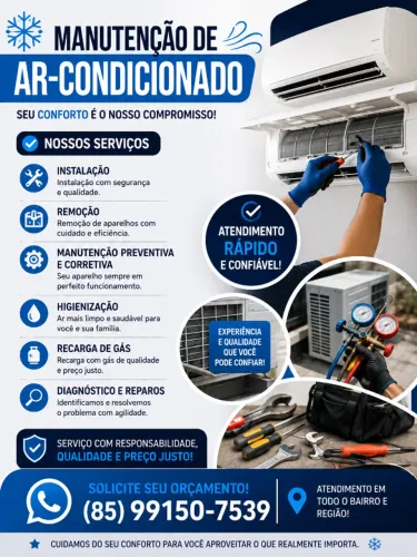 Manutenção de Ar-condicionado ?