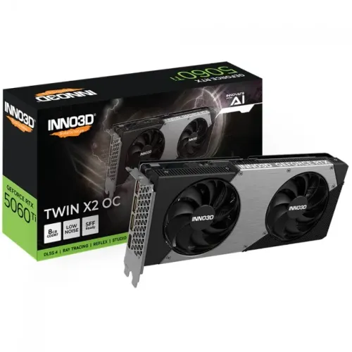 RTX 5060 TI, 8GB, INNO3D TWIN X2 - LOJA CONCEITUADA
