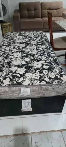 Cama box separado colchão e base