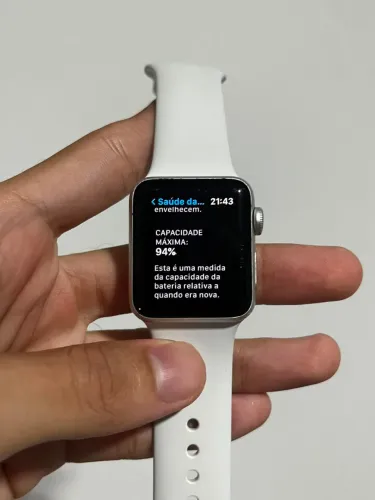 Apple Watch Série 3 38mm - Prateado Completo