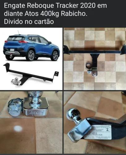 Engate Rabicho Chevrolet Tracker 2020 A 2026 Atos