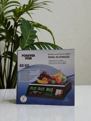 BALANCA FOREVER STAR ATÉ 40Kg - ALTA PRECISÃO 