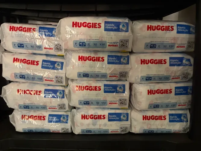 Fraldas Huggies e Turma da Mônica - Preço de Desapego