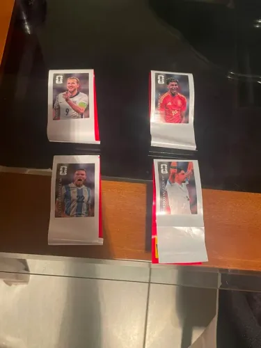 Figurinha da copa da coca cola