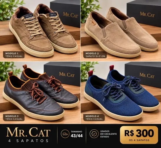 4 sapatos da Mr Cat em excelente estado