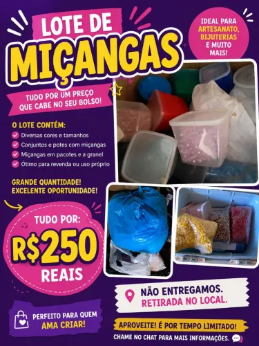 Lote de Miçangas