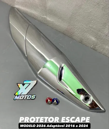 PROTETOR ESCAPE CROMADO TITAN 2026