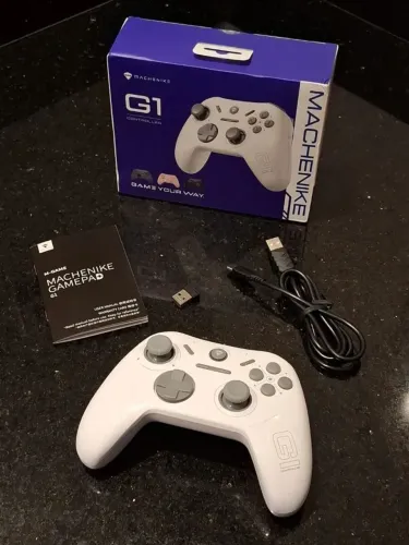 Controle Machenike G1 - Sem Fio 2.4g / Cabo / Bluetooth - PC / Not / Switch / Celular 