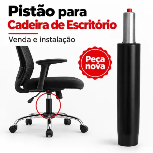 Pistão Coluna à Gás Classe 3 UNIVERSAL Para Cadeira de Escritório 