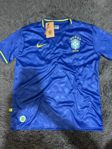 Camisa Brazil azul 3D Dry fit