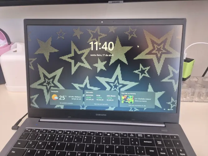Notebook galaxy book I7-1165g7 16gb 15,6" NP550XDA-KU1BR