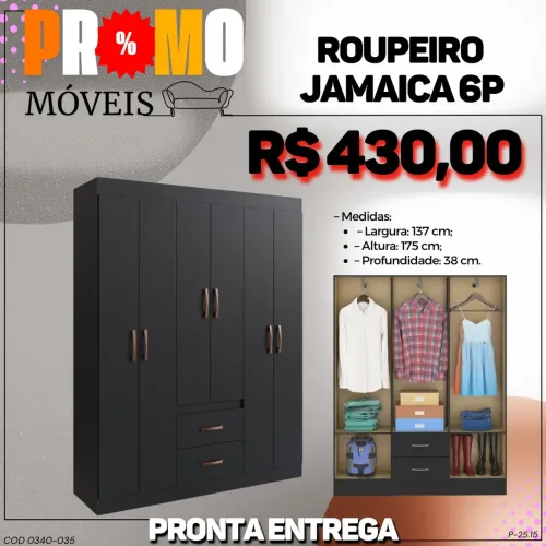 Guarda roupa de casal - ENTREGA IMEDIATA 