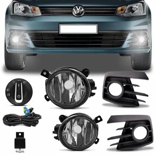 Farol Auxiliar Milha Chevrolet Gol G7 Botão Original (Modelo Garras)