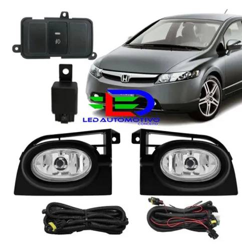 Farol de Neblina Honda New Civic 2007 2008