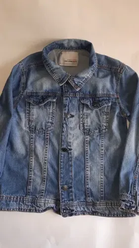 Jaqueta Infantil Jeans - tam 8 - Marca Kids Denim Boys semi nova ótimo estado