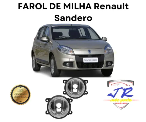 Par Farol Milha Sandero 2013