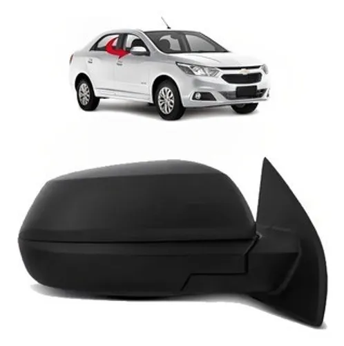 Par Retrovisor Chevrolet Cobalt 2011 à 2020 - Preto - Ficosa