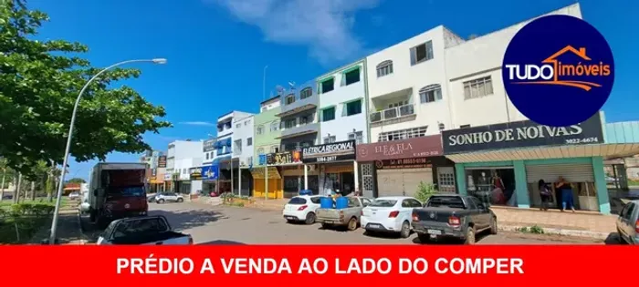 VENDE PRÉDIO COMERCIAL NO GAMA, FRENTE AO COMPER, MUITOS APS E LOJAS
