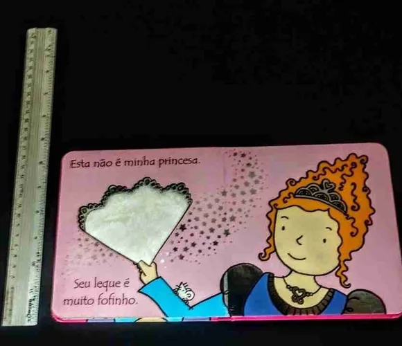 Livro infantil cadê minha princesa toque e brinque