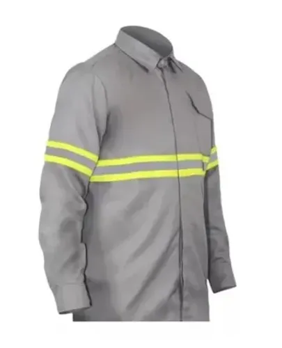 CAMISA EM BRIM PARA OBRA