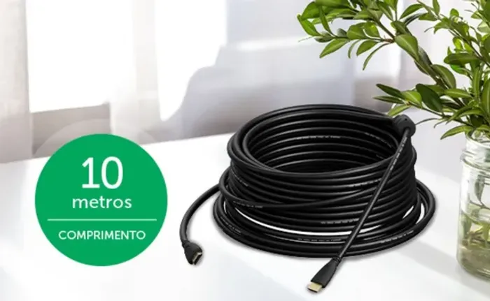 cabo hdmi 10 metros intelbras 4k homologad