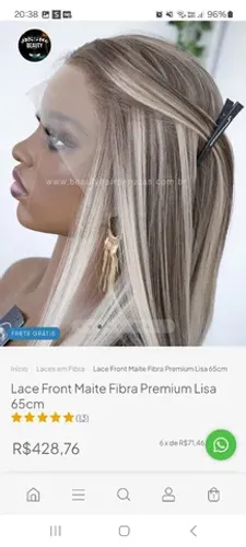 Lace Loira Lisa! Nova!