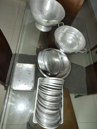 Jogo de Utensílios de Cozinha em Alumínio