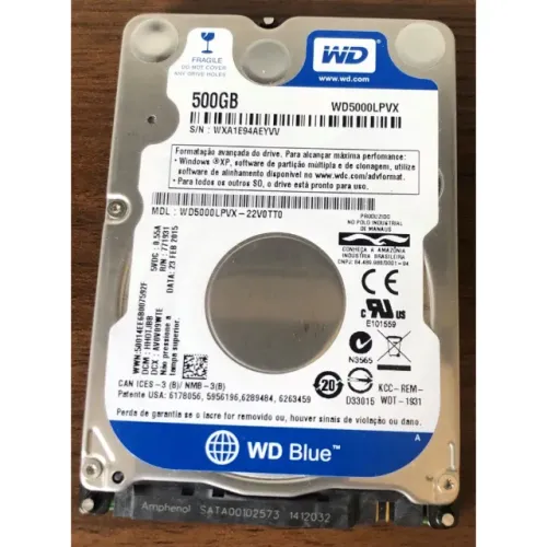 HD novos 500gb