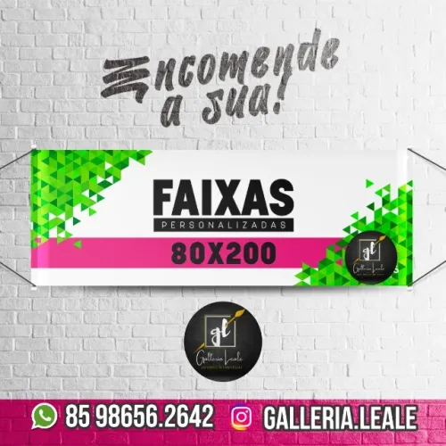 Faixa Promocional 0,80 X 2,00m - 440g
