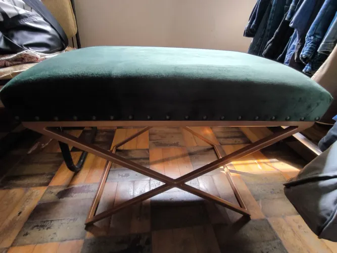 Puff decorativo de luxo