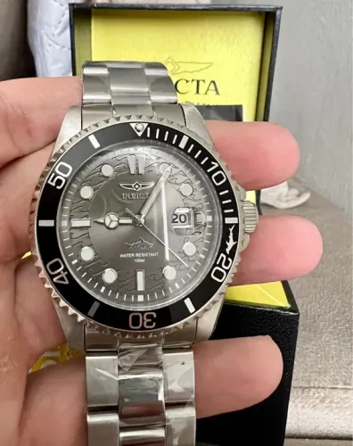 Relógio invicta pro diver steel 43mm