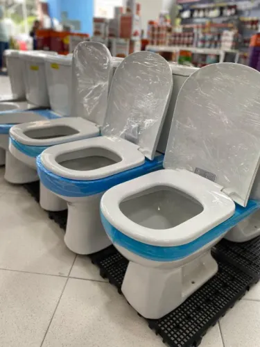 Vaso sanitário convencional ou com Caixa Acoplada - Construmad Materiais de Construção