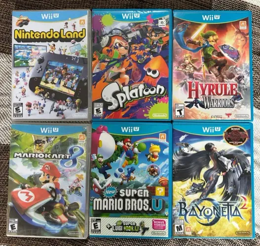 Jogos Nintendo Wii u original mídia física
