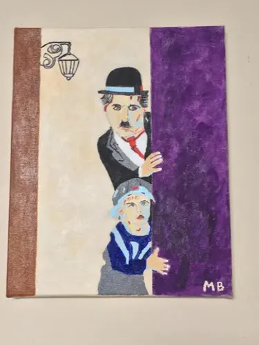 Quadro Charlie Chaplin - O Garoto