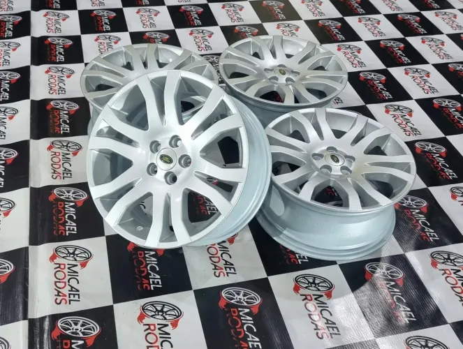 Jogo de rodas aro 18" Land rover 5x108 Originais + Pintura Nova